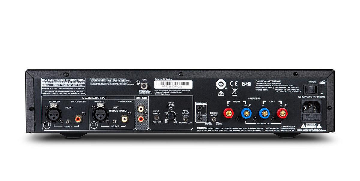 NAD C268 Stereo Power Amplifier