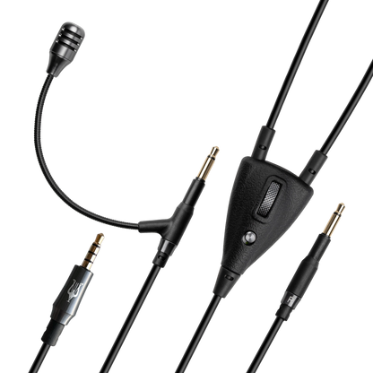 Meze 99 Classics with Boom Mic Headset Bundle — Walnut