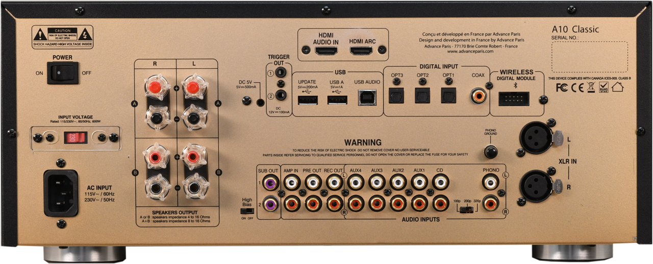 Advance Paris A10 Classic Integrated Amplifier