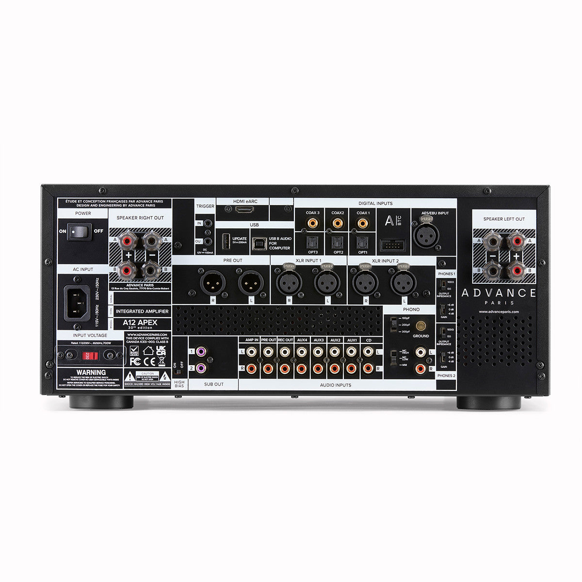 Advance Paris A12 APEX Hybrid Integrated Amplifier