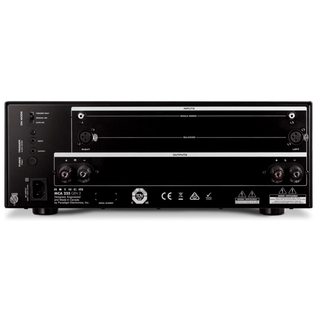 Anthem MCA 225 Gen 2 Power Amplifier (MCA 225 GEN 2)