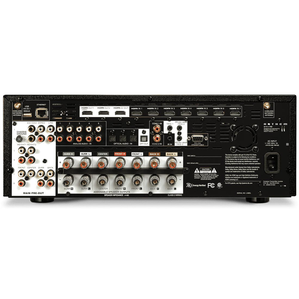 Anthem MRX 740 8K 11.2 Pre-Amplifier / 7 Amplifier Channels AV Receiver (MRX7408K)
