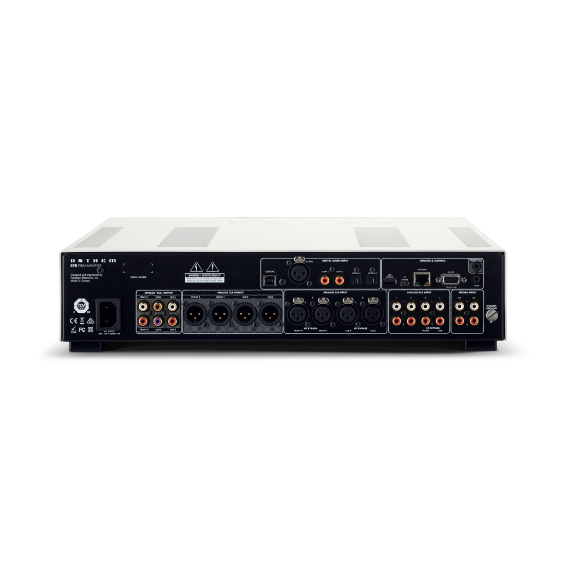 Anthem STR PreAmplifier with Built-In DAC and Anthem Room Correction - Silver (STR PREAMPLIFIER SILVER)