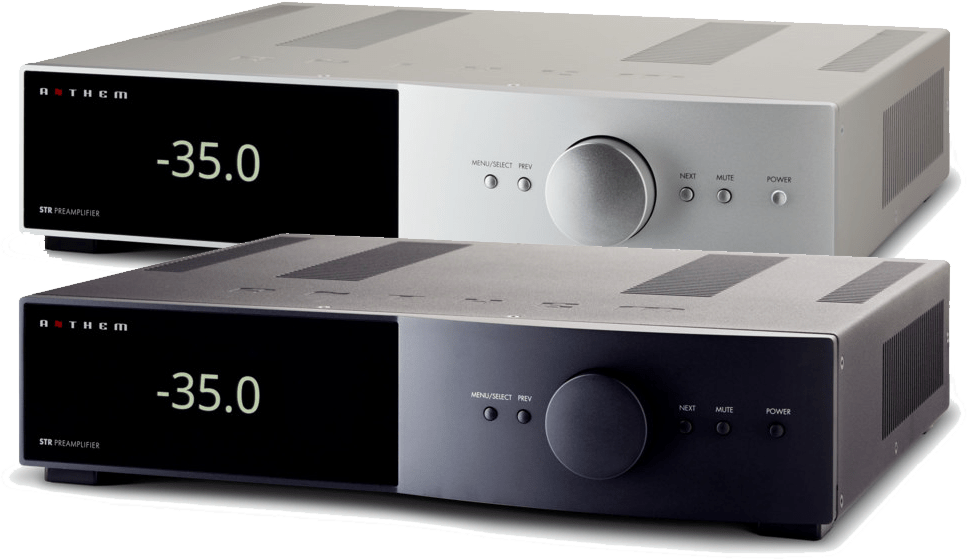 Anthem STR PreAmplifier with Built-In DAC and Anthem Room Correction - Silver (STR PREAMPLIFIER SILVER)
