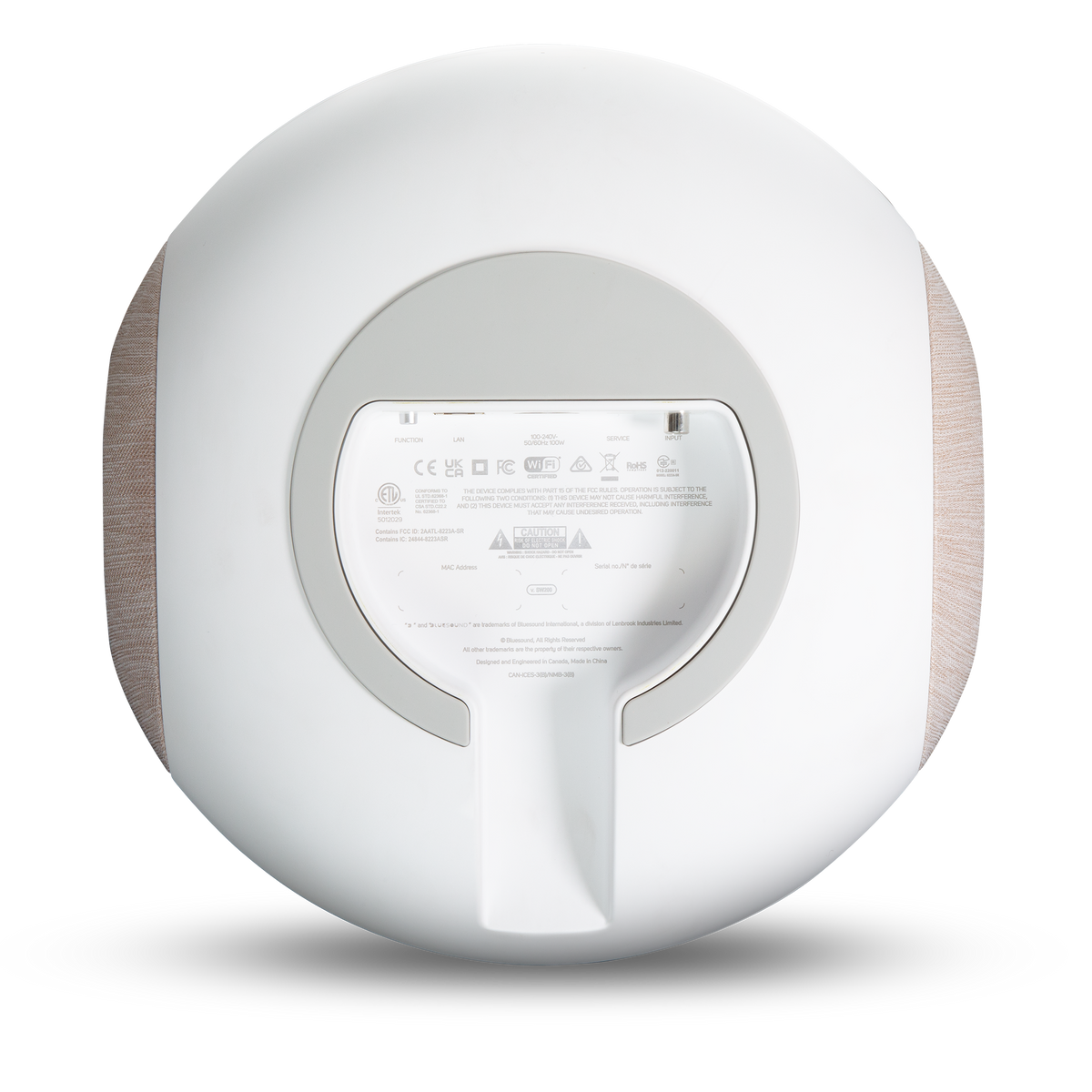 Bluesound PULSE SUB SW200 — White/Tan — product detail