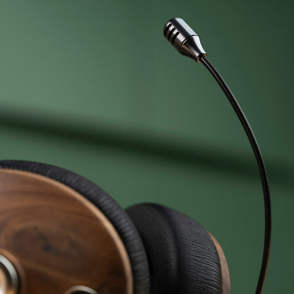 Meze 99 Classics with Boom Mic Headset Bundle — Walnut