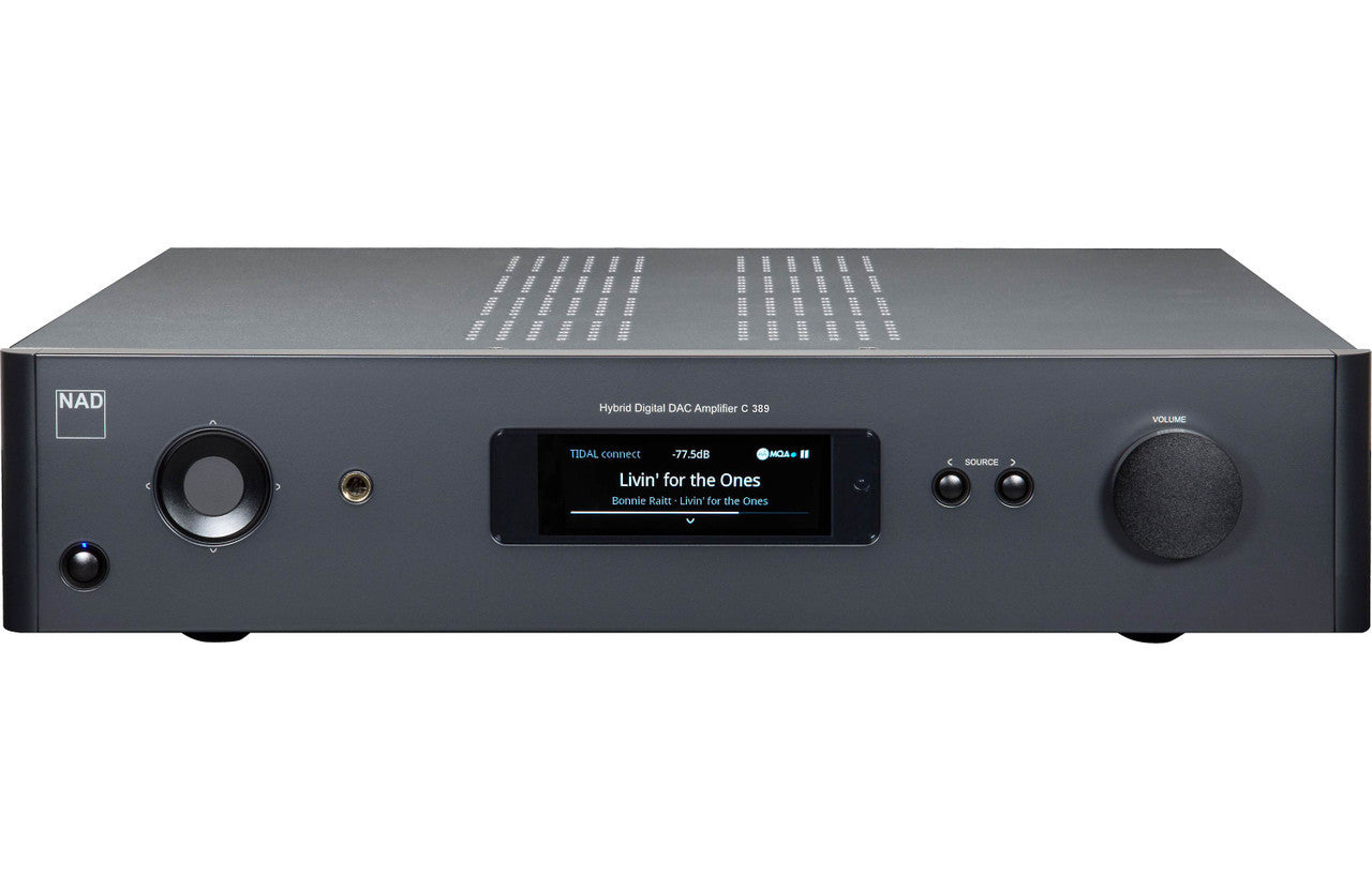NAD C389 Hybrid Digital DAC Amplifier with MDC2 BluOS Module