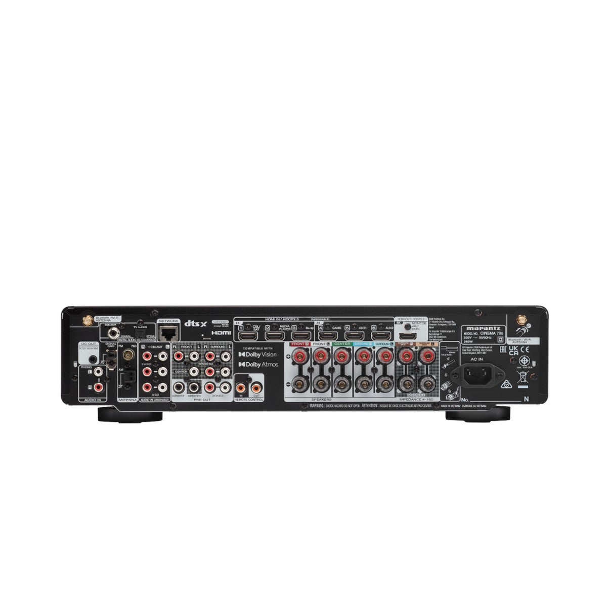 Cinema 70S Slimline 7.2 Channel | 50-watts-per-channel AV Receiver