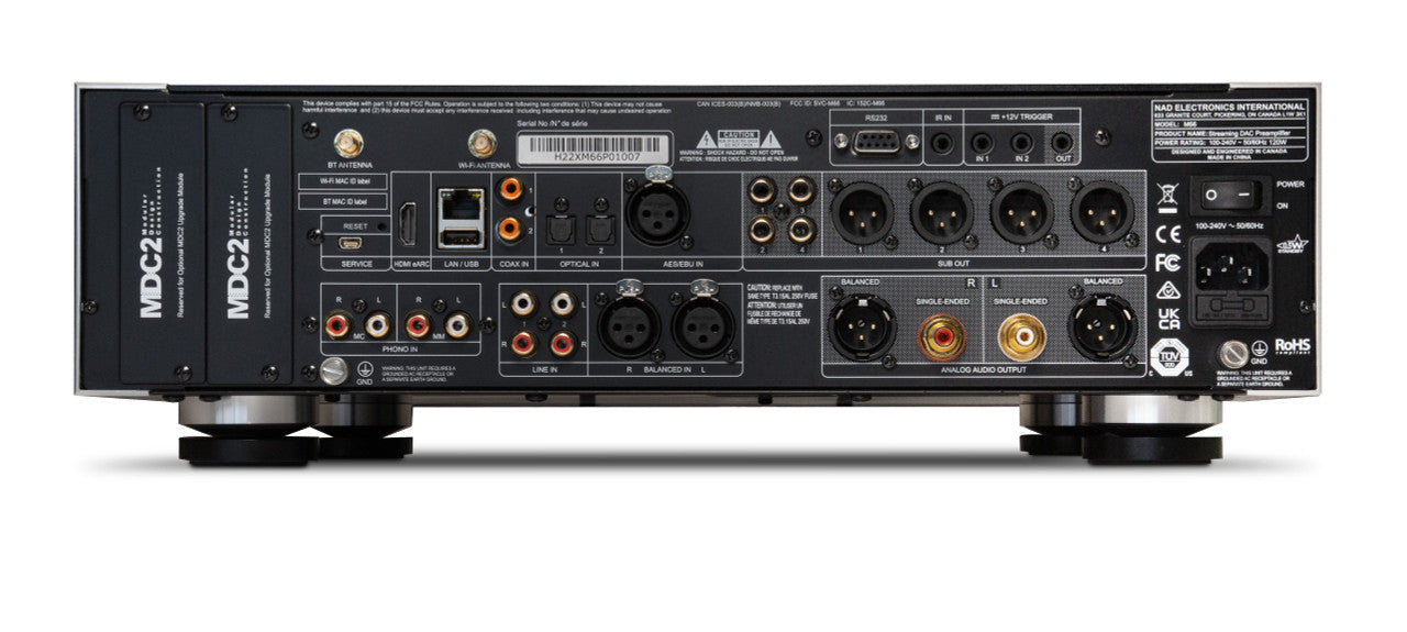 NAD M66 BluOS Streaming DAC / Preamplifier
