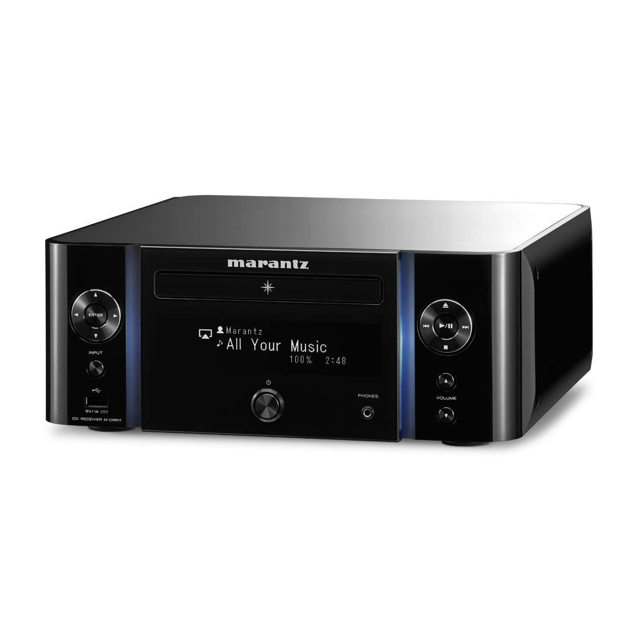 M-CR612 Compact Network Audio Player with HEOS Built-In and CD Player