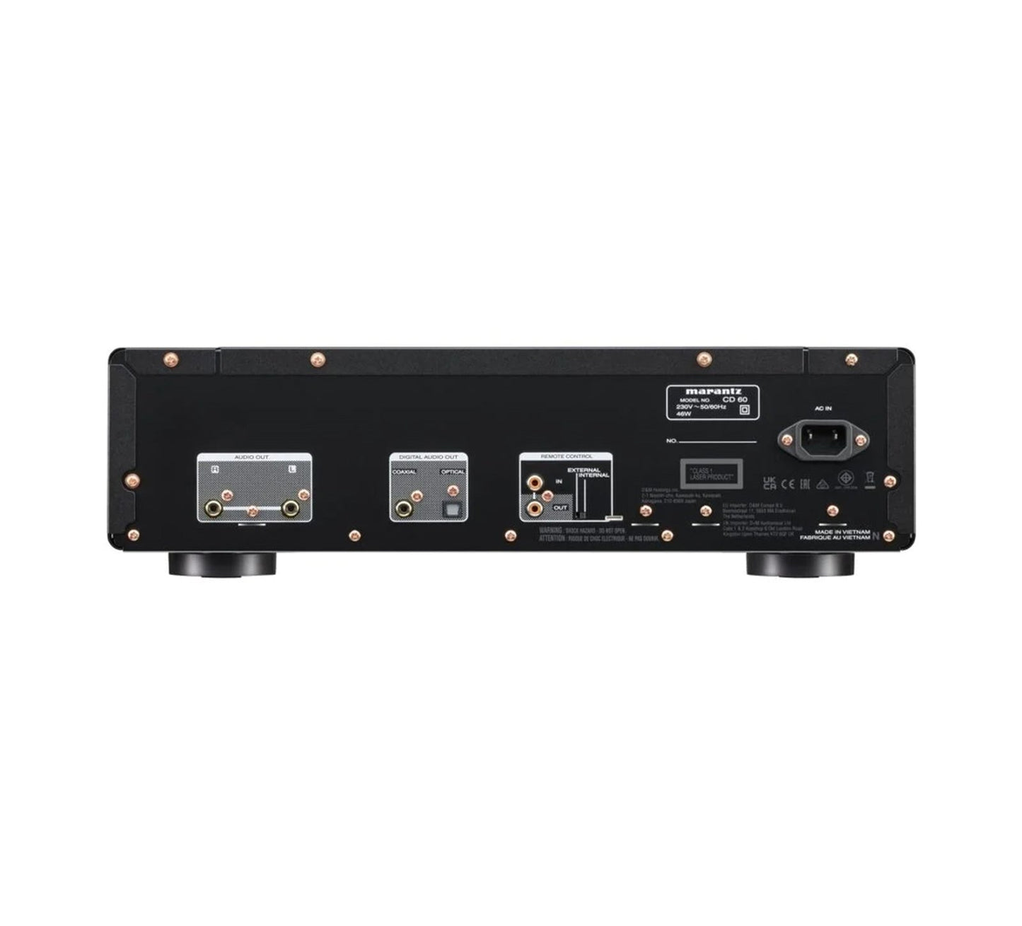 CD60 Premium CD Player with Modern Design and Custom HDAM