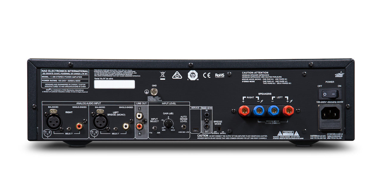 NAD C298 Stereo Power Amplifier