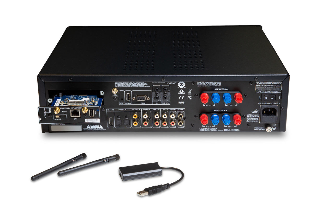 NAD C399 Hybrid Digital DAC Amplifier with MDC2 BluOS Module
