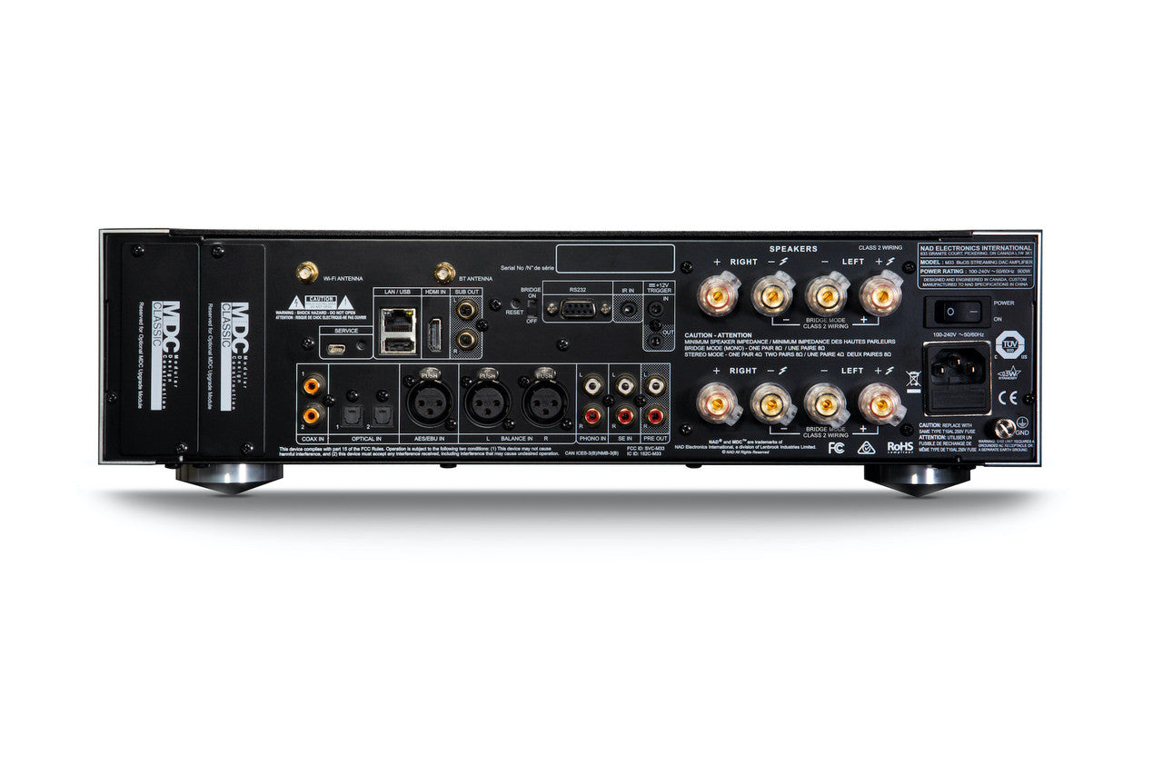 NAD M33 BluOS Streaming DAC Integrated Amplifier
