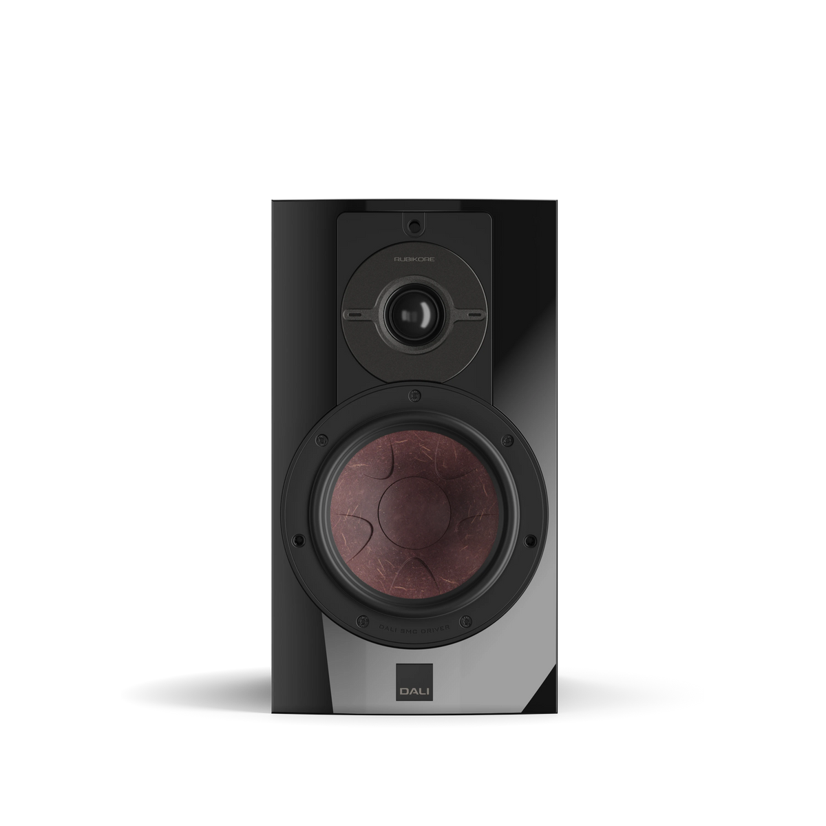 DALI RUBIKORE 2 — Black (High Gloss Lacquer) — front view