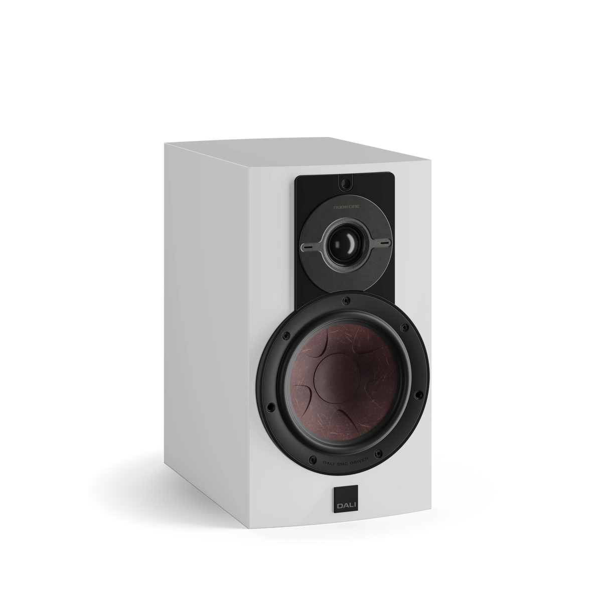 DALI RUBIKORE 2 — White (High Gloss Lacquer) — angled view