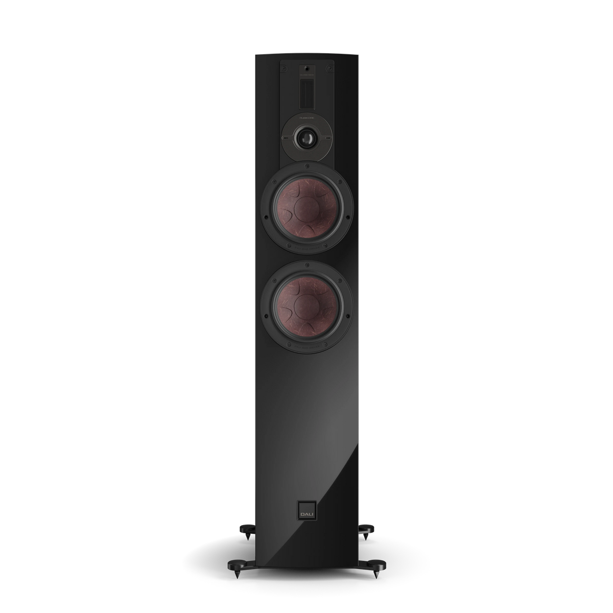 DALI RUBIKORE 6 — Black (High Gloss Lacquer) — front view