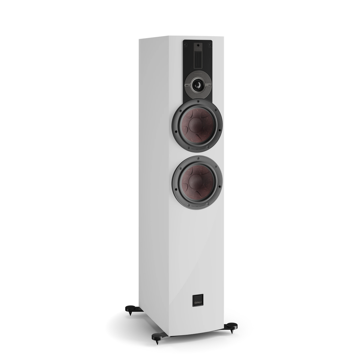 DALI RUBIKORE 6 — White (High Gloss Lacquer) — angled view