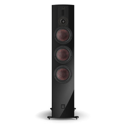 DALI RUBIKORE 8 — Black (High Gloss Lacquer) — front view