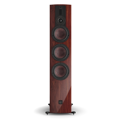 DALI RUBIKORE 8 in maroon — front view