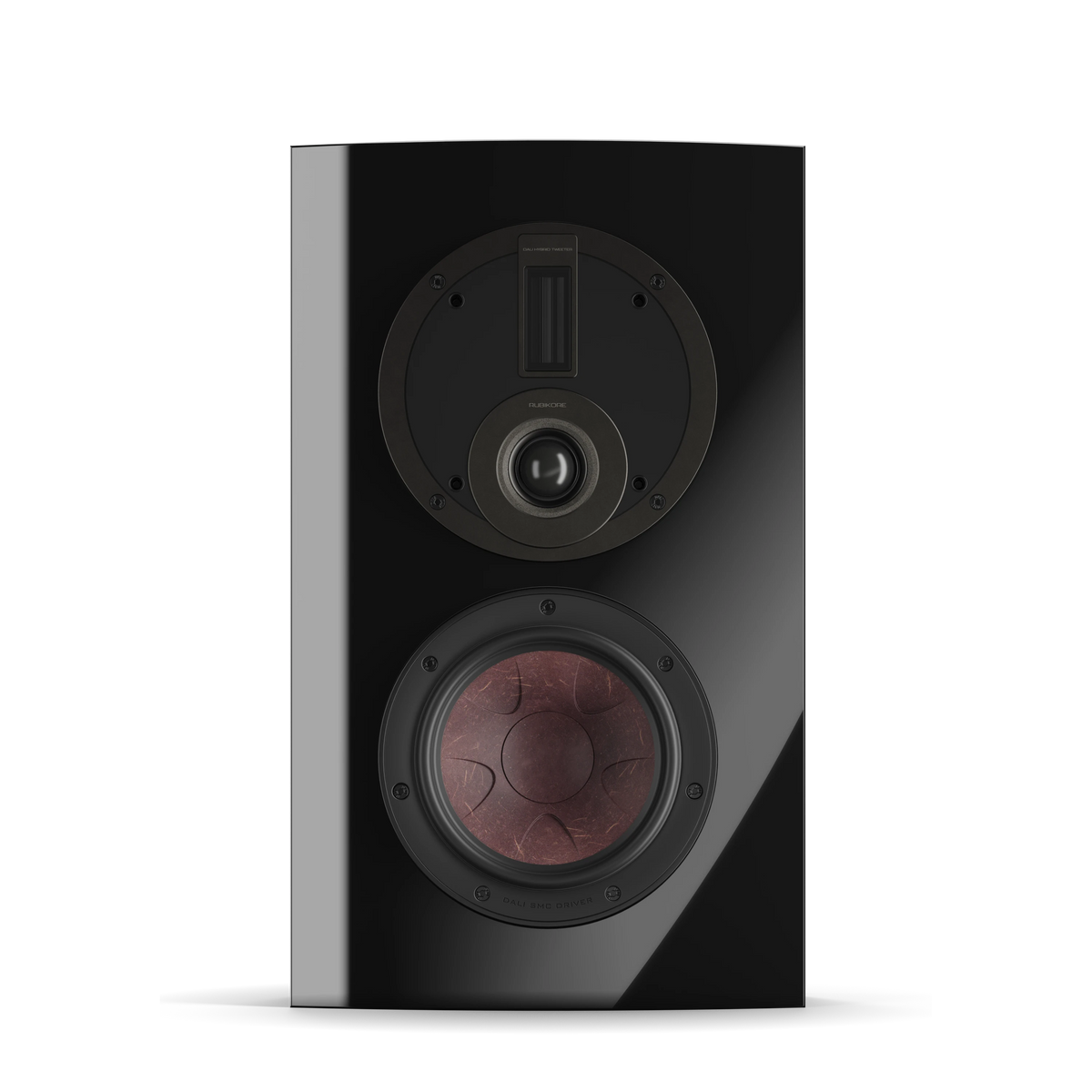 DALI RUBIKORE ON-WALL in black — front view