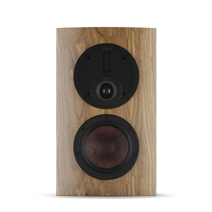DALI RUBIKORE ON-WALL — Natural Walnut (Veneer) — front view