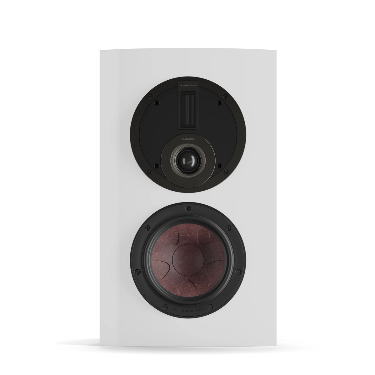 DALI RUBIKORE ON-WALL — White (High Gloss Lacquer) — front view