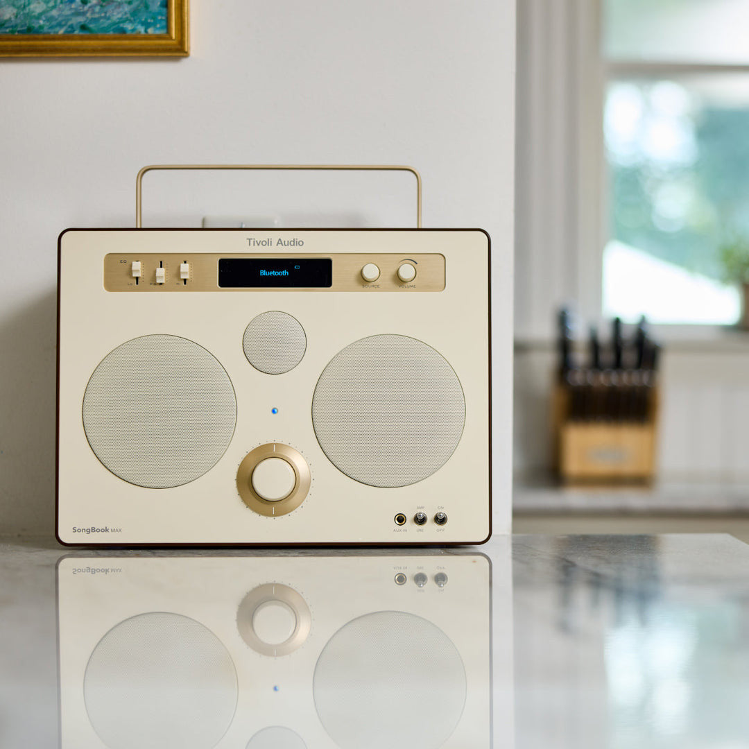 Tivoli SongBook MAX Portable Bluetooth Speaker with FM Radio and Preamp
