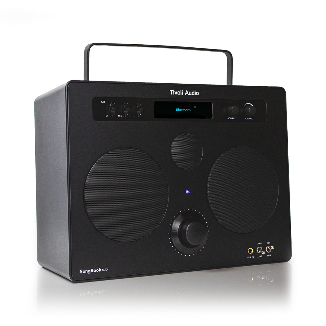 Tivoli SongBook MAX Portable Bluetooth Speaker with FM Radio and Preamp