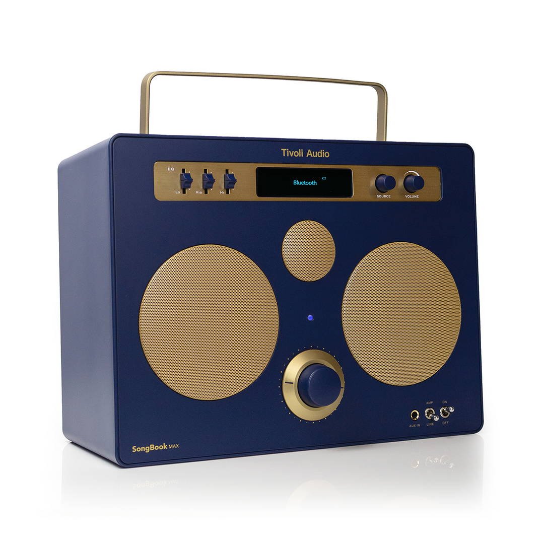 Tivoli SongBook MAX Portable Bluetooth Speaker with FM Radio and Preamp