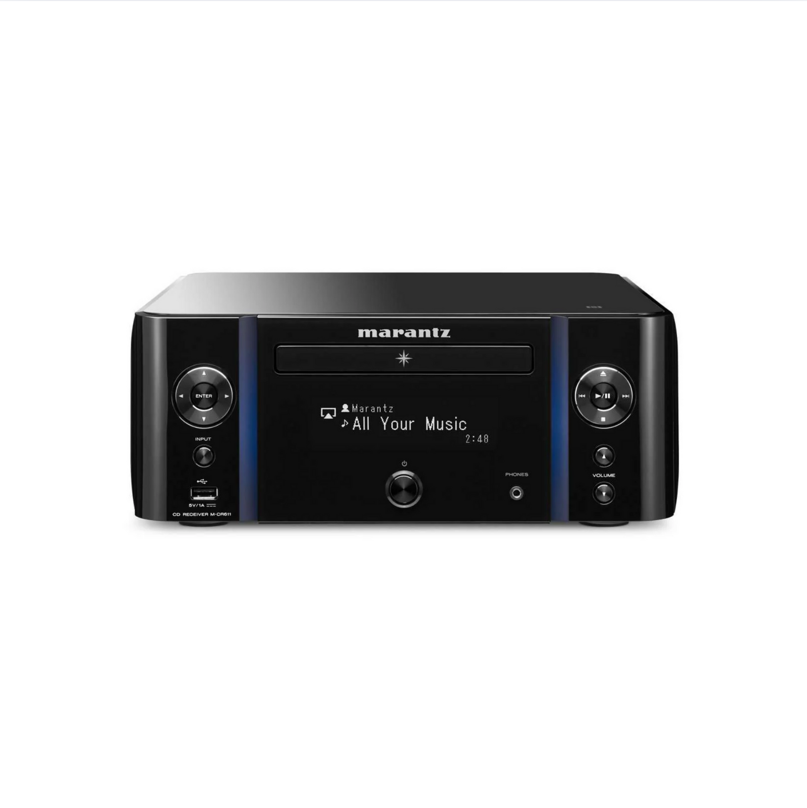 M-CR612 Compact Network Audio Player with HEOS Built-In and CD Player ...