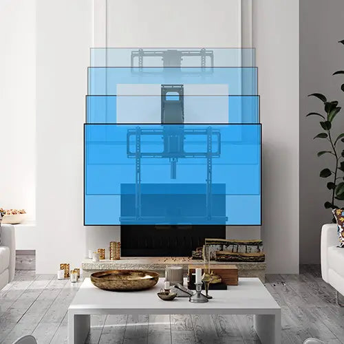 Mantel Mount Motorized Drop Down and swivel TV Mount (MM815)