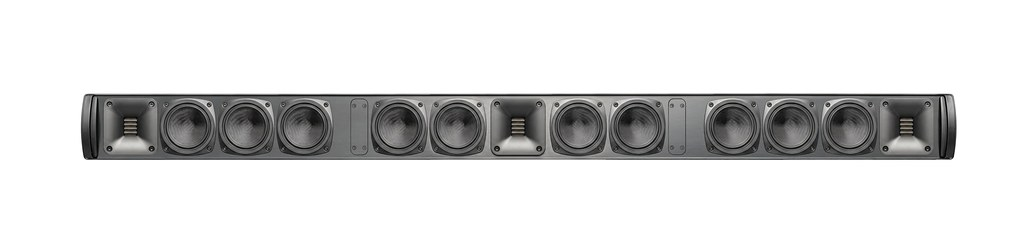 MartinLogan Discrete Cinema Soundbar 75 — product-only front view on white, official MartinLogan gallery