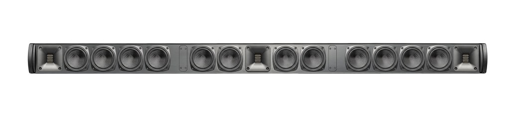 MartinLogan Discrete Cinema Soundbar 85 — product-only front view on white, official MartinLogan gallery