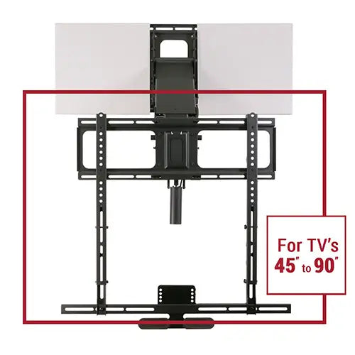 Mantel Mount Motorized Drop Down and swivel TV Mount (MM815)