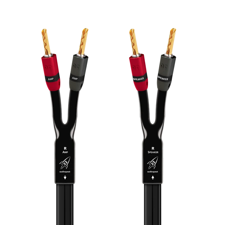AudioQuest Rocket 22 full-range speaker cables with banana connectors